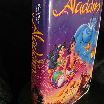 Rare Vintage Walt Disney’s Aladdin Black Diamond Edition VHS (1992) – The Classics Collection Iconic 90s Disney Treasure