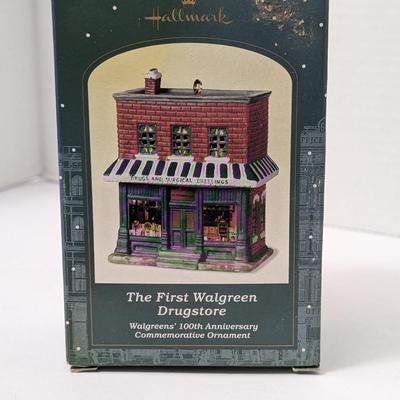 Hallmark 2001 Walgreens First Drugstore 100th Anniversary Commemorative Ornament