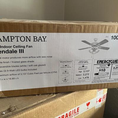 Hampton bay ceiling fan and light combo