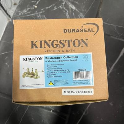 Kingston 4” center set faucet