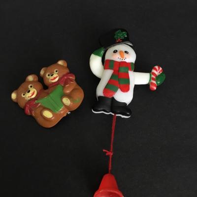 Vintage brooches Christmas