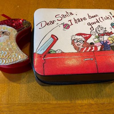 Santa boxes and some fun jewelry