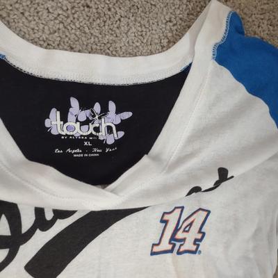 AUTOGRAPHED DENVER BRONCOS HAT, VISORS, BASKETBALL AND SPORT T-SHIRTS