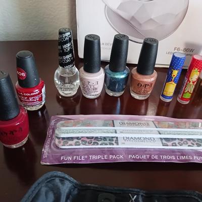 NAIL LAMP AND NAIL CARE ITEMS