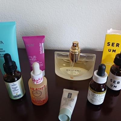 BOOSTER SERUM, FACIAL OIL SERUM, SKIN TONE CORRECTOR, BULGARI COLOGNE AND MORE