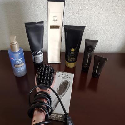 KISS BRISTLE STRAIGHTENER AND HAIR CARE PRODUCTS