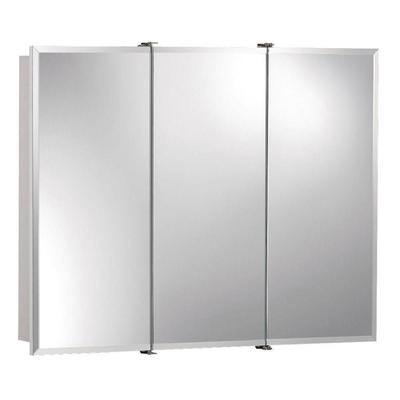 Brand new white 3 mirror bathroom medicine cabinet
