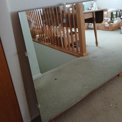 Large mirror - was at one time on a dresser