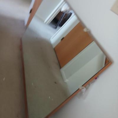Large mirror - was at one time on a dresser