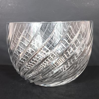 LOT 228: Vintage Kitchenware - Pressed Glass Bowls, Crystal Handled Cake Knife, Crystal Salt and Pepper Shakers & More