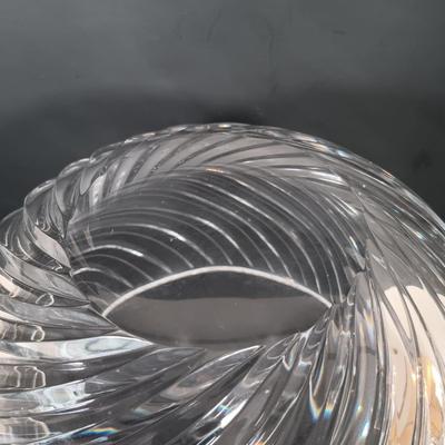 LOT 228: Vintage Kitchenware - Pressed Glass Bowls, Crystal Handled Cake Knife, Crystal Salt and Pepper Shakers & More