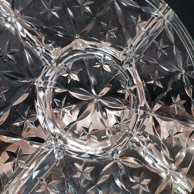 LOT 229: Gilded Pink Depression Glass Bowl, Studio Tu Mugs, Silver-Tone Metal Holly Candlestick Holder & More