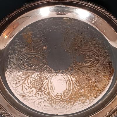 LOT 229: Gilded Pink Depression Glass Bowl, Studio Tu Mugs, Silver-Tone Metal Holly Candlestick Holder & More