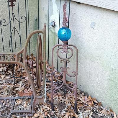 LOT 232: Metal Lawn Ornaments