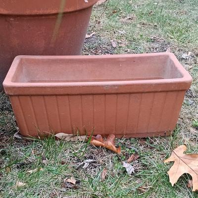 LOT 233: Set of (5) Pottery Planters