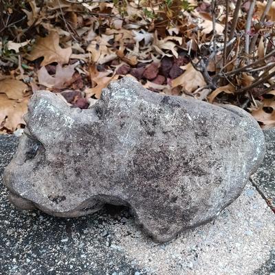 LOT 238: Pottery Dog Lawn Ornament