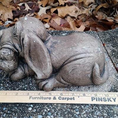 LOT 238: Pottery Dog Lawn Ornament