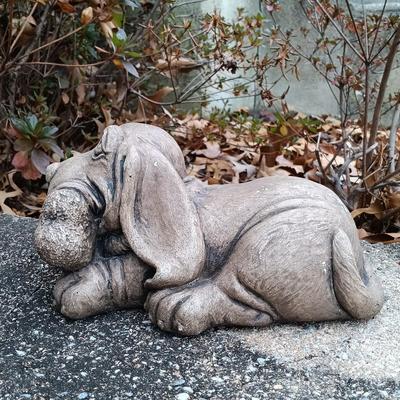 LOT 238: Pottery Dog Lawn Ornament