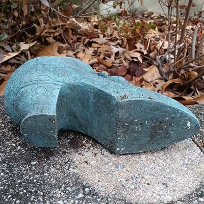 LOT 239: Pottery Shoe Plant Holder