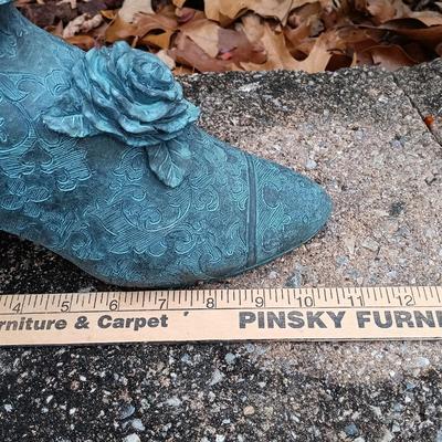 LOT 239: Pottery Shoe Plant Holder