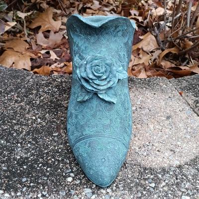 LOT 239: Pottery Shoe Plant Holder