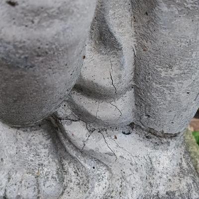 LOT 240: Concrete Cherub Garden Statue