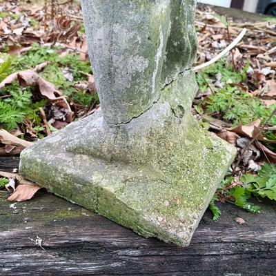 LOT 240: Concrete Cherub Garden Statue