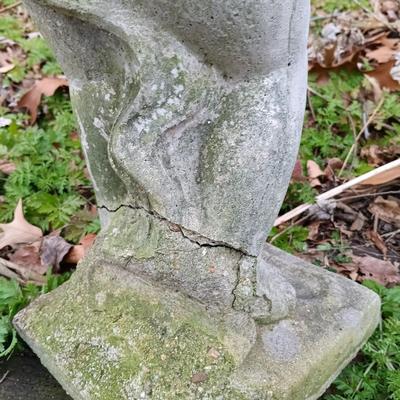 LOT 240: Concrete Cherub Garden Statue