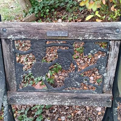 LOT 243: Berkeley Forge Cast Iron Garden Chair