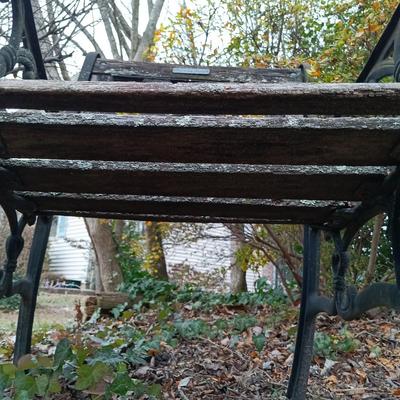 LOT 243: Berkeley Forge Cast Iron Garden Chair