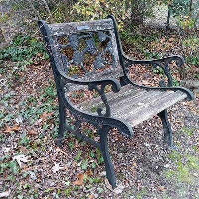 LOT 243: Berkeley Forge Cast Iron Garden Chair