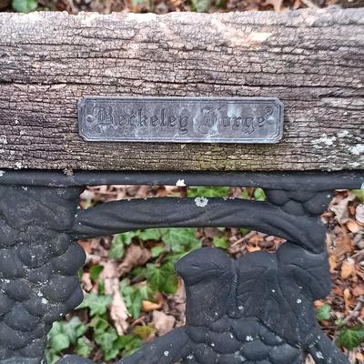 LOT 243: Berkeley Forge Cast Iron Garden Chair