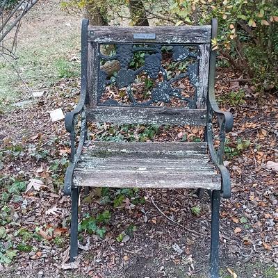 LOT 243: Berkeley Forge Cast Iron Garden Chair