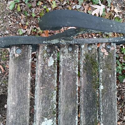 LOT 243: Berkeley Forge Cast Iron Garden Chair