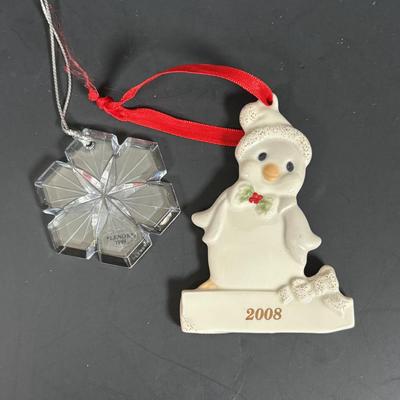 LOT 224: Collection of Lenox Ornaments