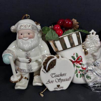 LOT 224: Collection of Lenox Ornaments