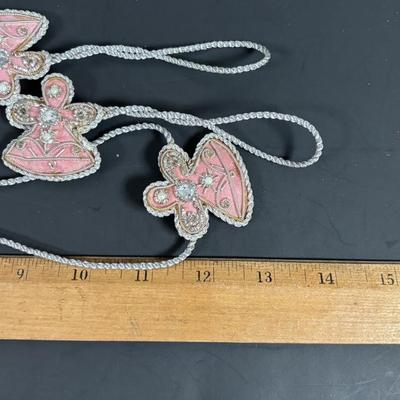 LOT 245: Annalee Ornaments, Stained Glass Angel, Crystal Tree, Father Christmas Ornament & More