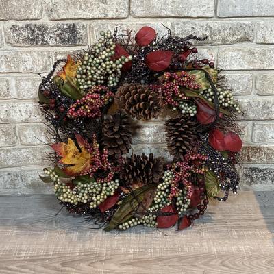 LOT 250: Large Collection of Fall: Wreaths, Signs & More