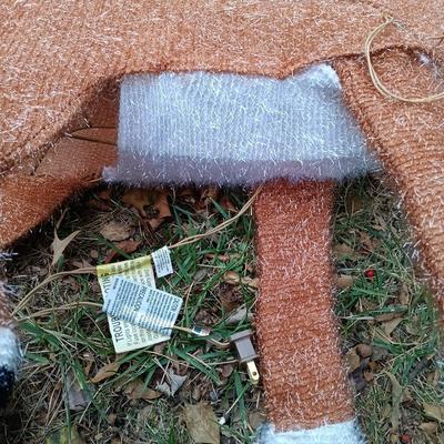 LOT 256: Rudolph the Red-Nose Reindeer Lawn Ornament