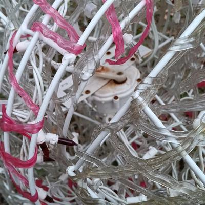 LOT 257: Holiday Polar Bear Lawn Ornament