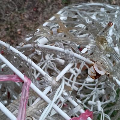 LOT 257: Holiday Polar Bear Lawn Ornament