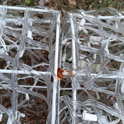 LOT 257: Holiday Polar Bear Lawn Ornament