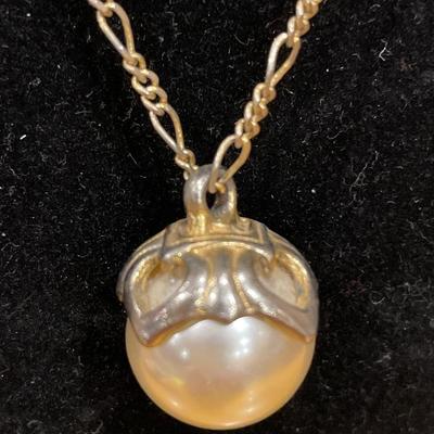 Moss agate, faux pearl and cloisonné clip ons