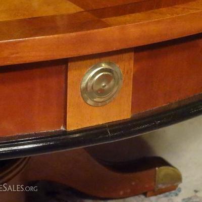 LOT 52: REGENCY STYLE INLAID COFFEE TABLE