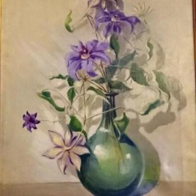 LOT 37A: ETHEL HORE TOWNSEND (1876-1970) OIL ON CANVAS PAINTING