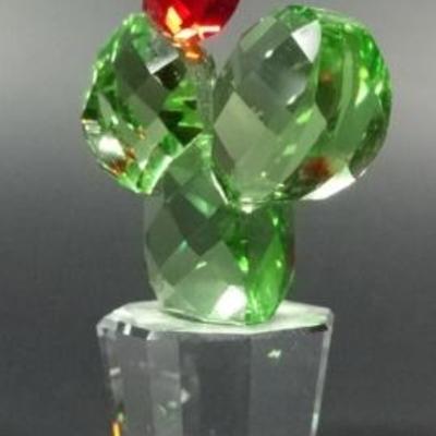 LOT 113B: RETIRED SWAROVASKI CRYSTAL CACTUS