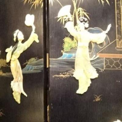 LOT 107B: 6 PANEL CHINESE COROMANDEL SCREEN