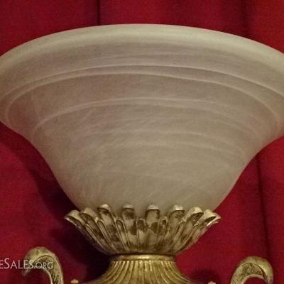 LOT 81: NEOCLASSICAL TORCHIERE FLOOR LAMP