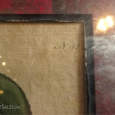 LOT 97C: PAIR VINTAGE FRAMED BOTANICAL PRINTS