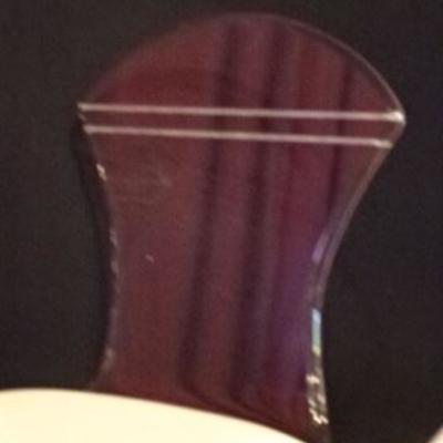 LOT 102A: 3 CLEAR LUCITE AND CHROME BARSTOOLS